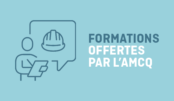 Formations offertes par l'AMCQ